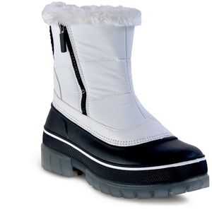STORM BY COUGAR Gogo Snow Boots Warm White Black Women’s Size 11 Like New